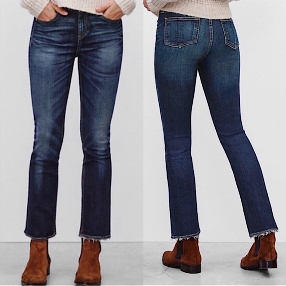 (SOLD)RAG & BONE Doheny Frayed 10 Inch Crop